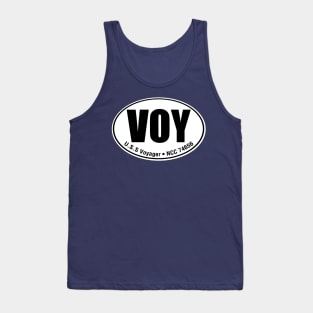 Voyager Travel Sticker Tank Top